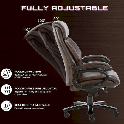 Snugway High Back Big & Tall 400lb Ergonomic Executive Office Chair
