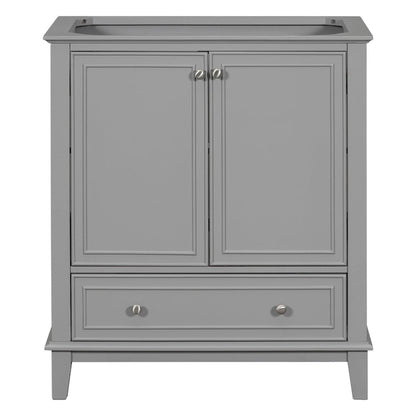 Bathroom Cabinet with Doors and Drawer