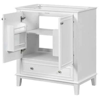 Bathroom Cabinet with Doors and Drawer
