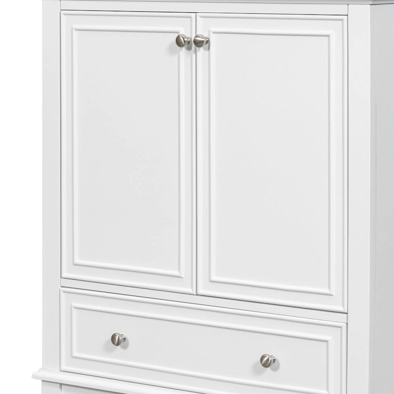 Bathroom Cabinet with Doors and Drawer