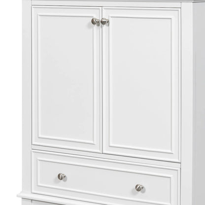 Bathroom Cabinet with Doors and Drawer