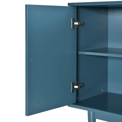 Modern 4-door Sideboard with Convex Pattern Doors