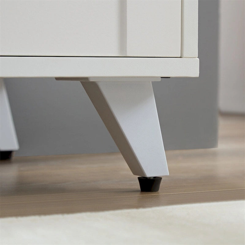 Sideboard Buffet Cabinet With 3 Doors And Removable Shelves