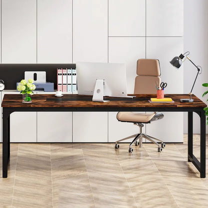 71 Wood Conference Table, Modern Seminar Table for Meeting Room - 70.9 L x 35.4 W x 30.3 H