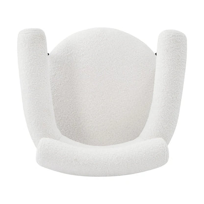 Upholstered Armchair Dining Chairs With Metal Legs for Home, Kitchen, Living Room(Set of 2)