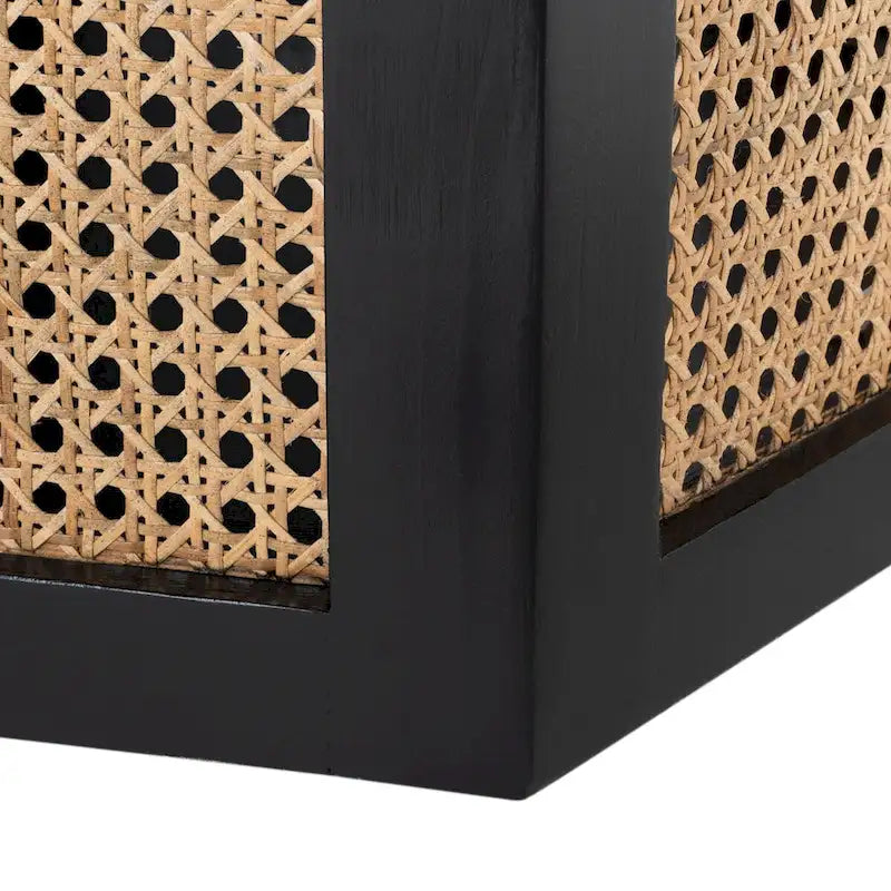 SAFAVIEH Mozell Cane Dining Table - 47.3 W x 47.3 L x 28.8 H - 47Wx47Dx29H