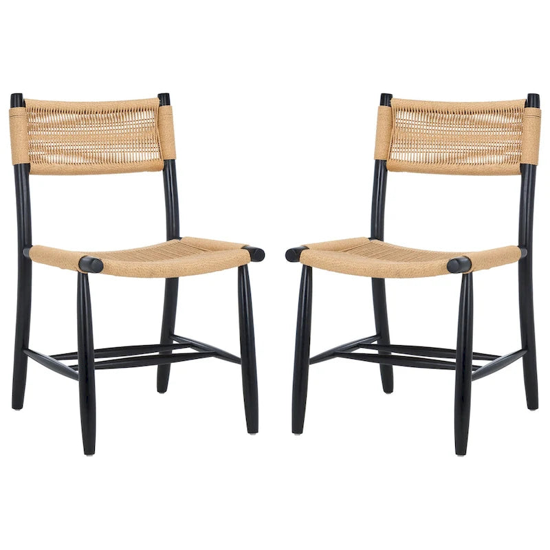 SAFAVIEH Home Masha 17-inch Rope Dining Chair [SET of 2] - 20Wx22Dx34H
