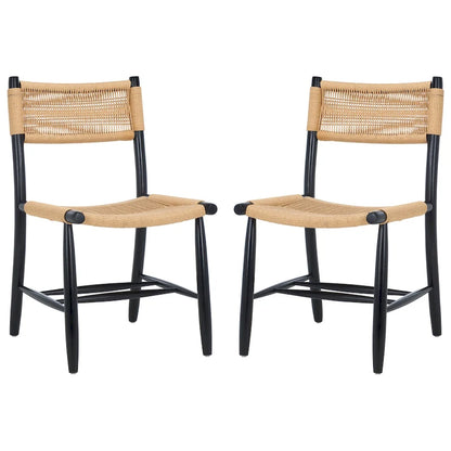 SAFAVIEH Home Masha 17-inch Rope Dining Chair [SET of 2] - 20Wx22Dx34H